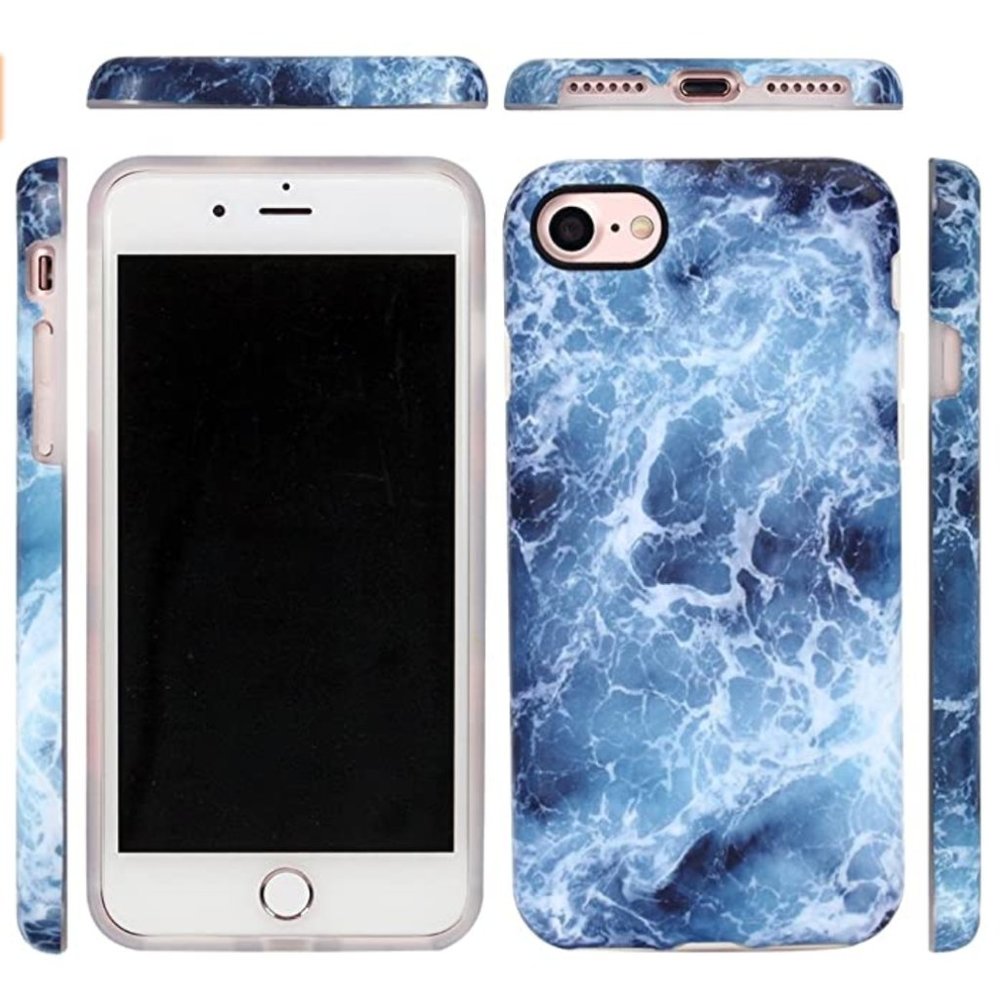 Iphone 7 Blue Waves case